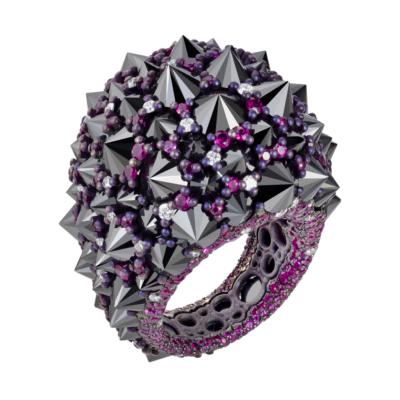 Anello Diamanti Neri